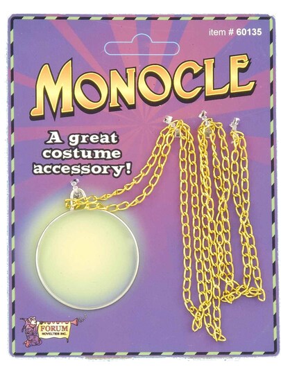 Old Western Steampunk Cowboy Deluxe Monocle Eye Piece Costume Accessory